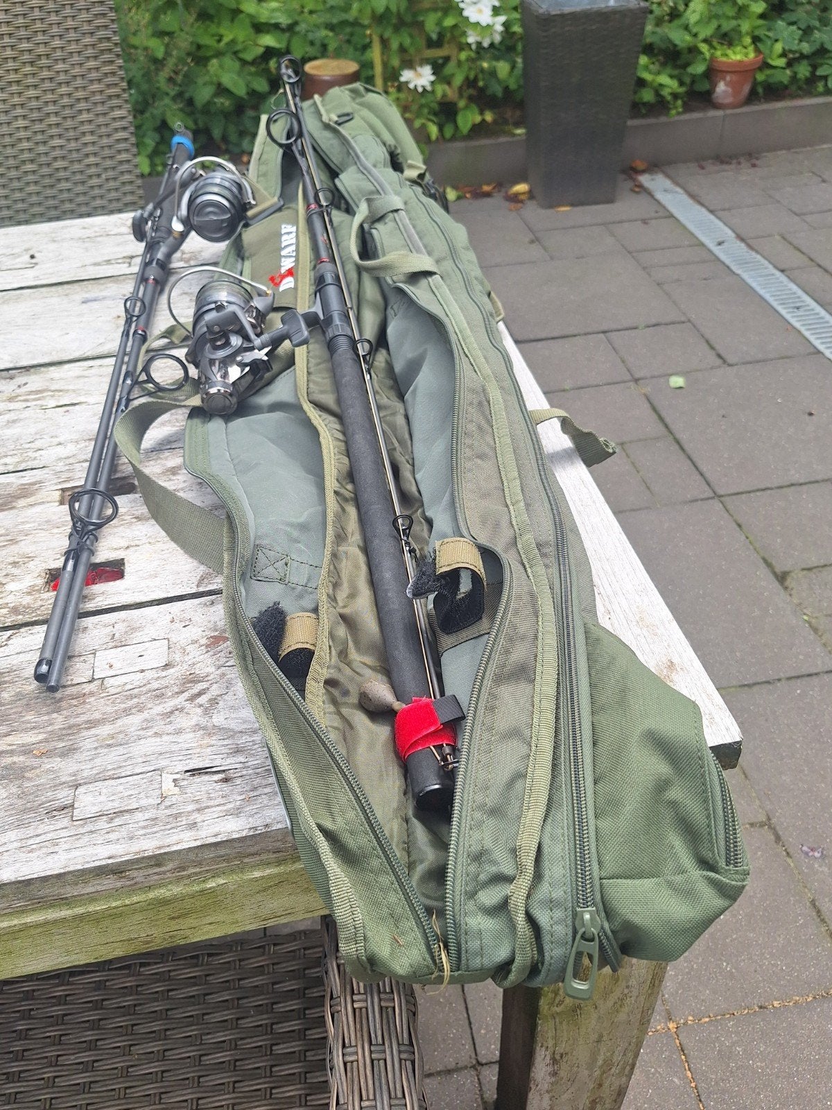 Nash dwarf set 3,5 lb 9ft incl.molens Daiwa BR4500, Ophalen