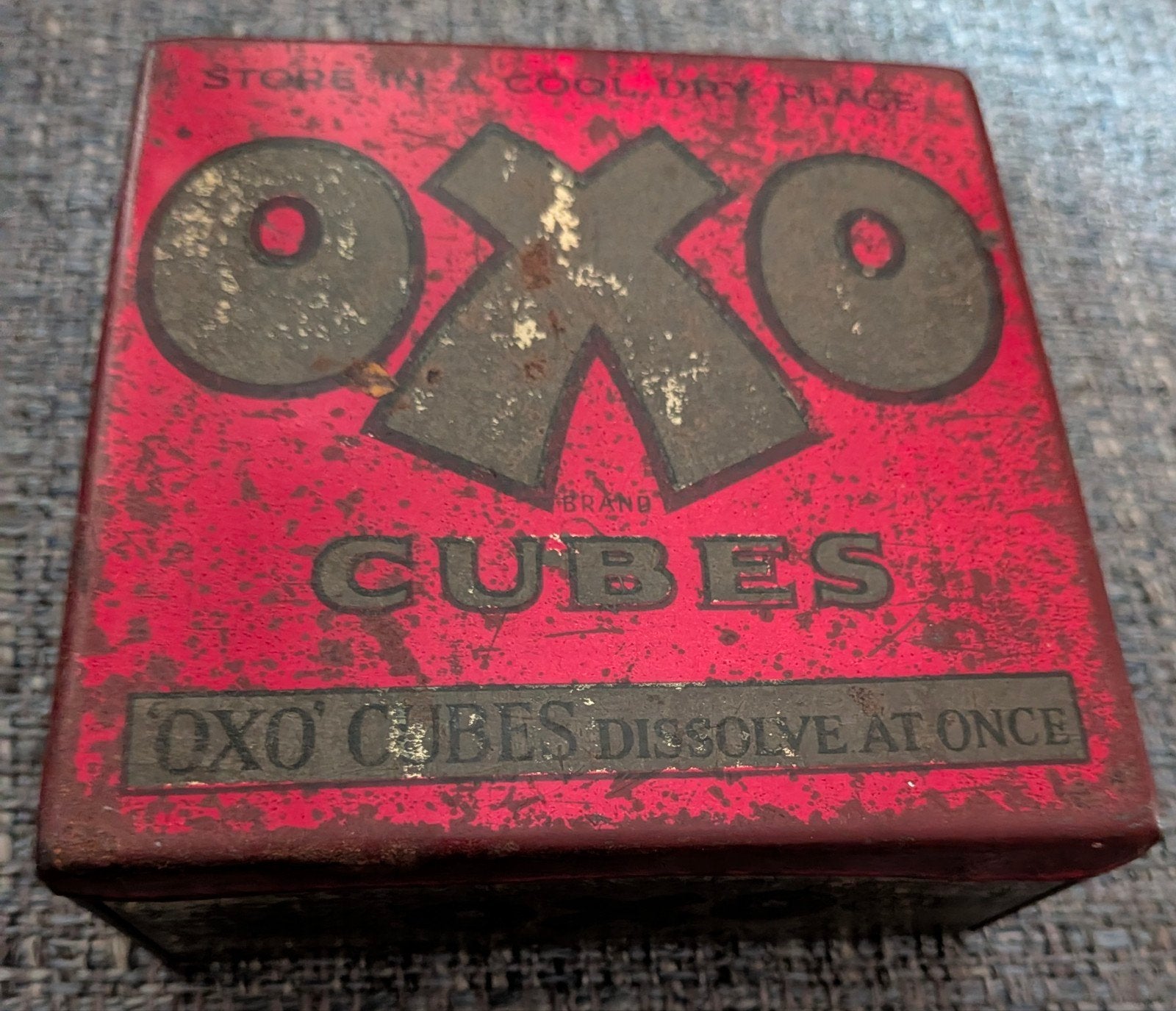 Vintage blik OXO, Ophalen of Verzenden, Overige