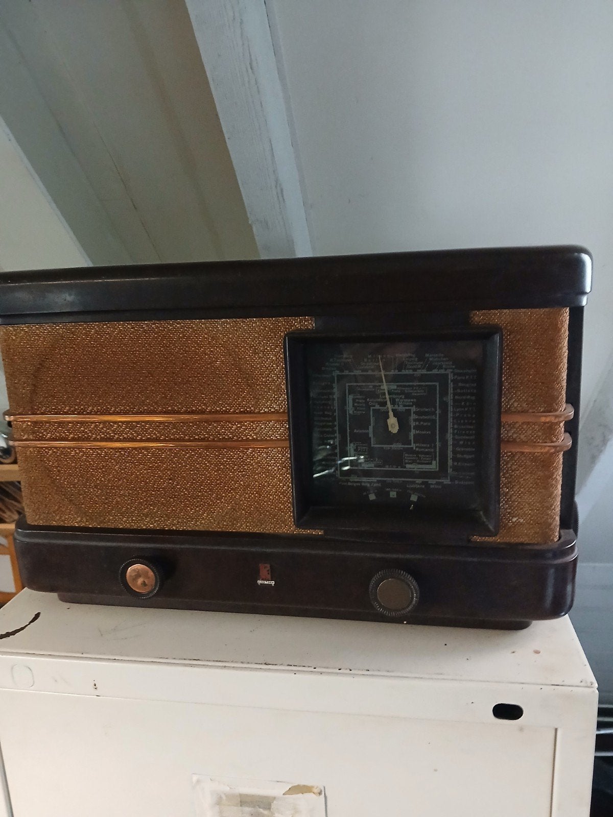 buizenradio Aristona H12U, Ophalen, Gebruikt, Radio
