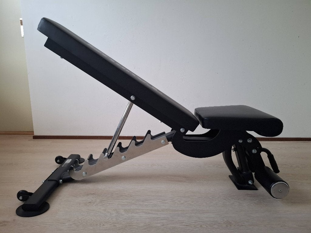 Halterbank / fitnessbank - Taurus B950 - zeer stabiel!, Ophalen, Gebruikt, Benen, Fitnessbank