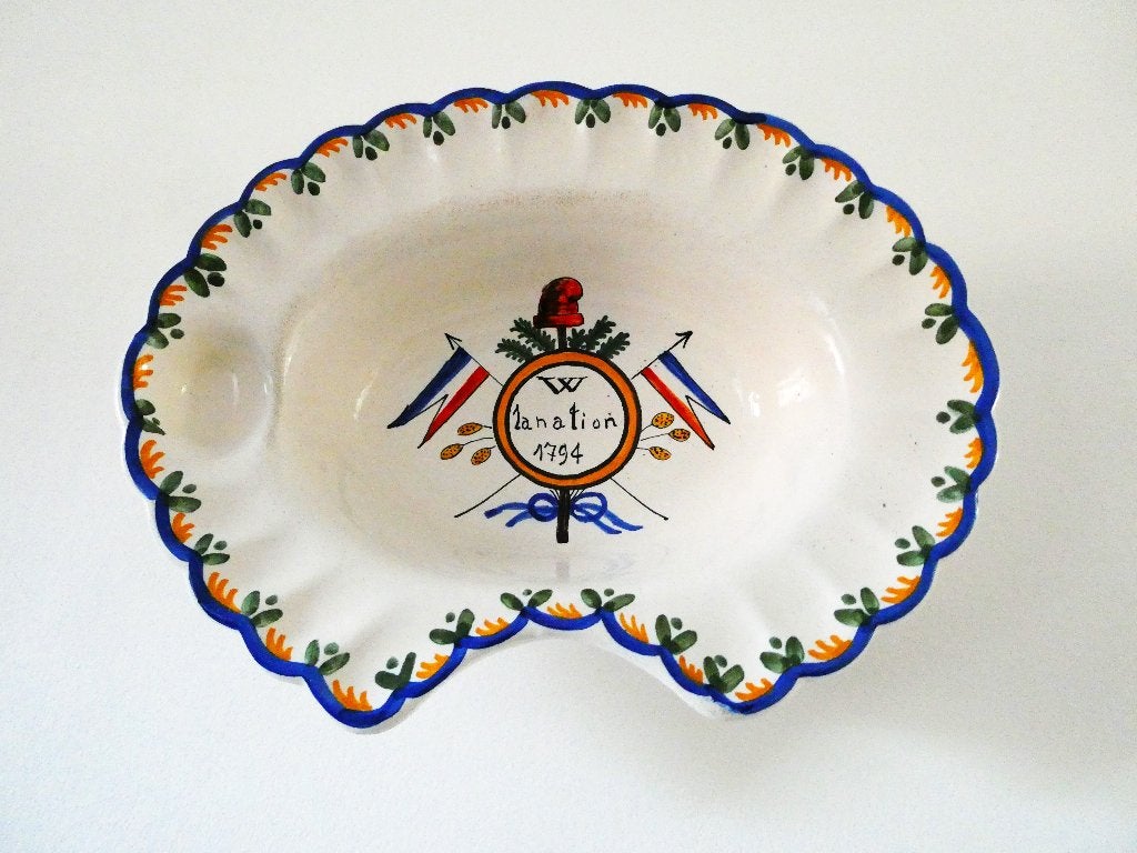Scheerbekken aderlaatbekken revolutionair 1794 La Nation, Antiek en Kunst, Ophalen of Verzenden