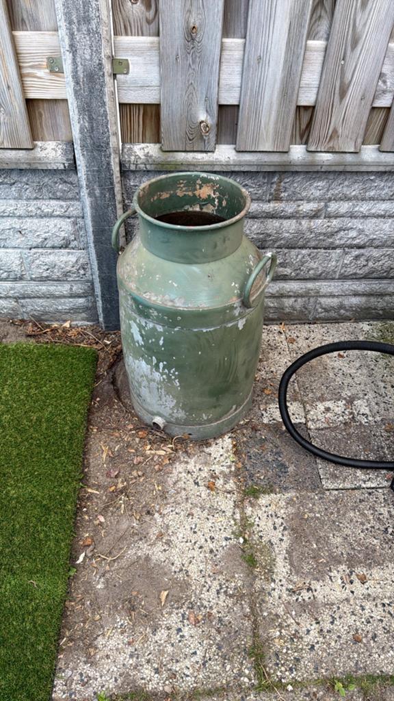 Vintage melkbus - Decoratieve tuinaccessoire, Ophalen