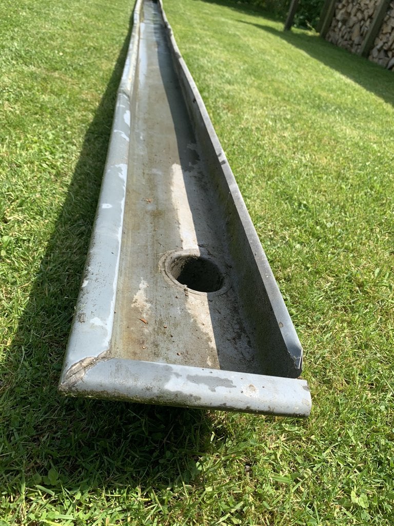 Zinken dakgoot 525 cm, Doe-het-zelf en Verbouw, Buizen en Afvoer, Ophalen, Gebruikt, 4 tot 6 meter, Zink