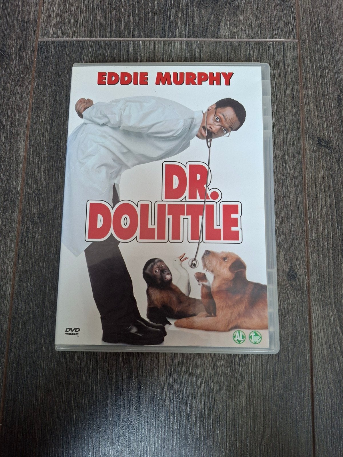 Dr. Dolittle (Eddie Murphy), Cd's en Dvd's, Dvd's | Komedie, Zo goed als nieuw, Romantische komedie, Breedbeeld, Extra's, Alle leeftijden