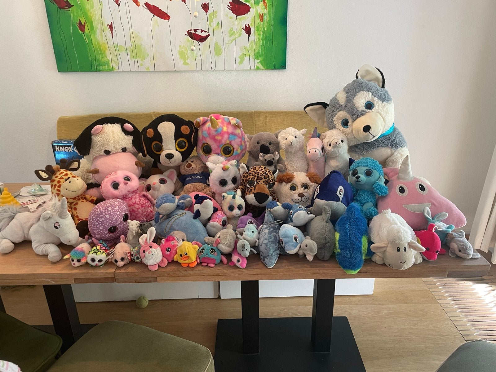 Grote collectie knuffels - diverse dieren en merken. TEAB, Kinderen en Baby's, Speelgoed | Knuffels en Pluche, Gebruikt, Disney