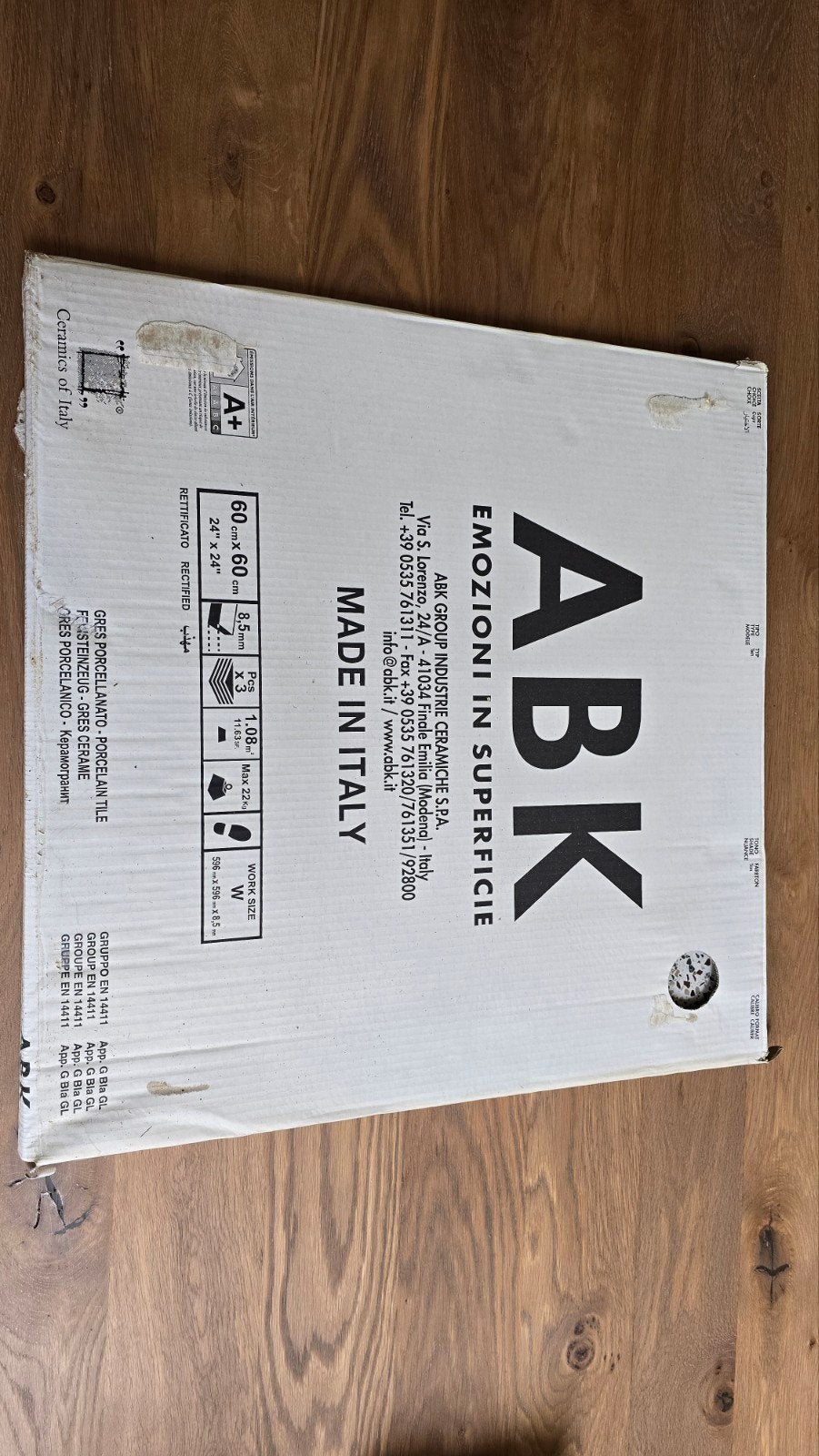 ABK Imoker blend Ceramiche 60x60 cm porseleinen vloertegels, Ophalen, 60 cm of meer, Nieuw, Minder dan 5 m²