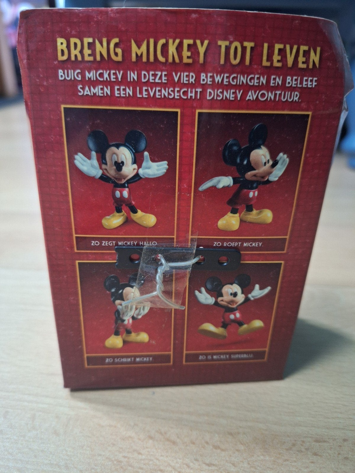 Buigbaar Mickey Mouse figuurtje, Ophalen of Verzenden, Mickey Mouse, Nieuw, Beeldje of Figuurtje