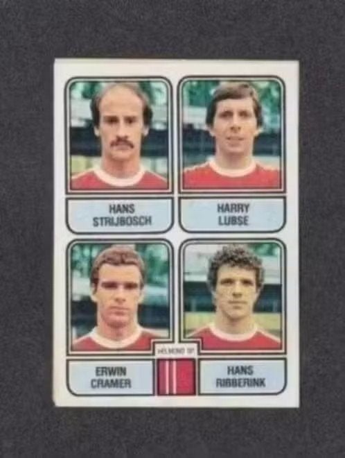 Voetbalplaatje Panini Helmond Sport Lubse Strijbosch Cramer, Ophalen of Verzenden, Zo goed als nieuw