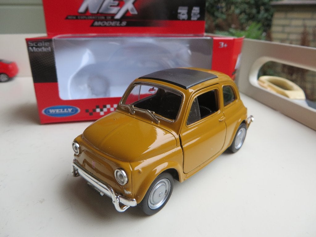Welly Fiat 500, Ophalen of Verzenden, Nieuw, Auto, Overige merken