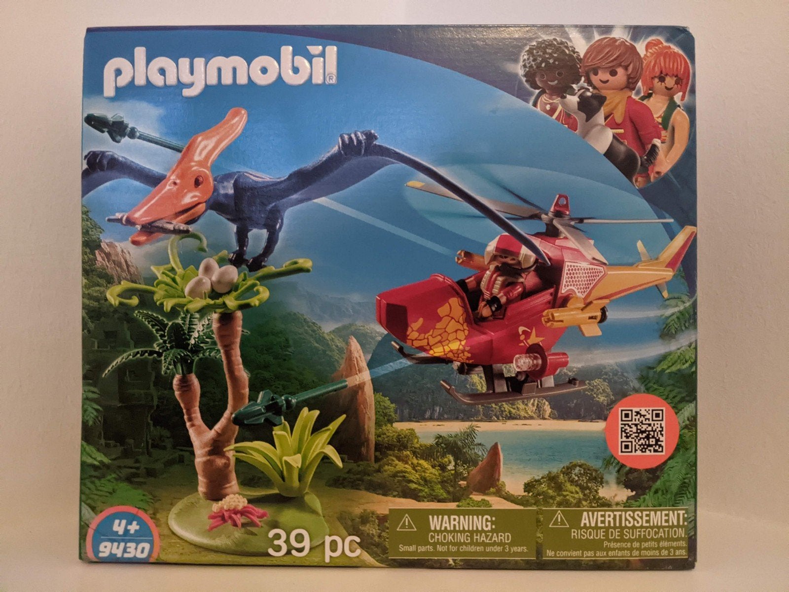 Playmobil helikopter met pteranodon, 9430 NIEUW, Ophalen of Verzenden, Nieuw
