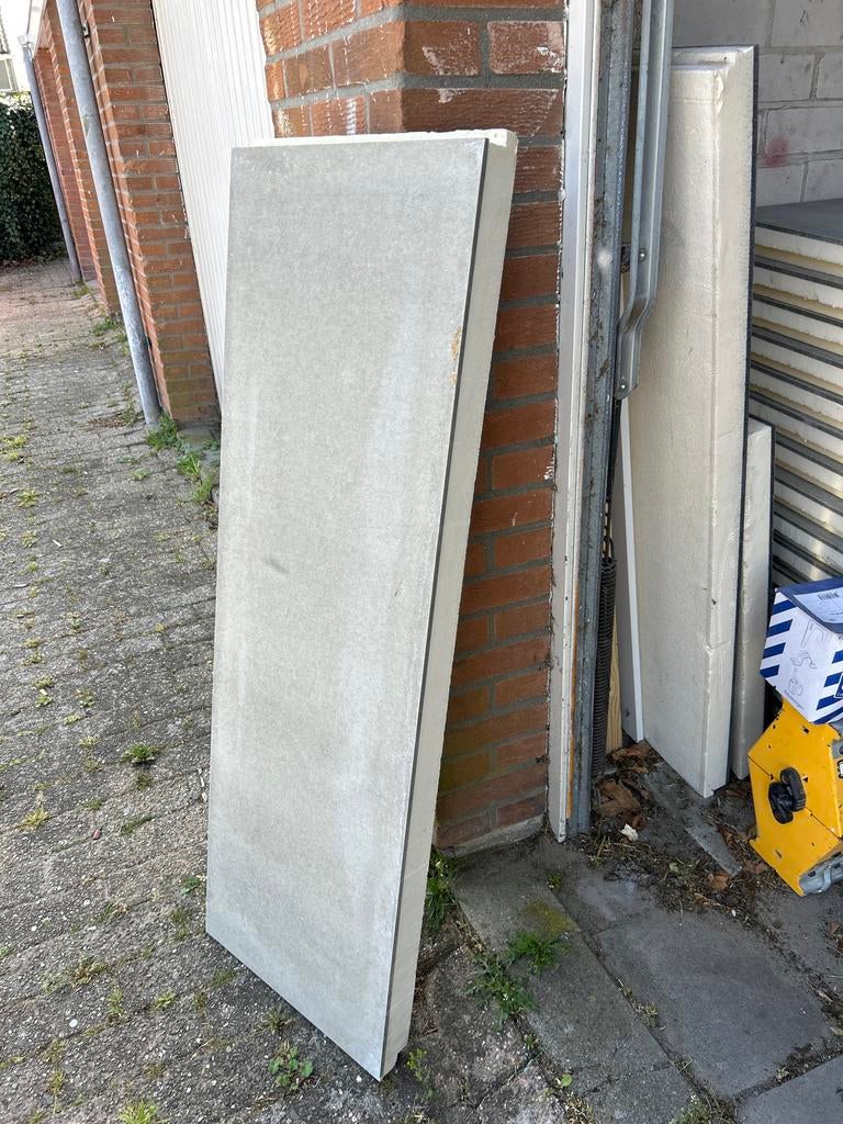 Geïsoleerde kantplanken, Doe-het-zelf en Verbouw, Isolatie en Afdichting, Gebruikt, Ophalen of Verzenden, Hardschuim (Pir), 15 m² of meer