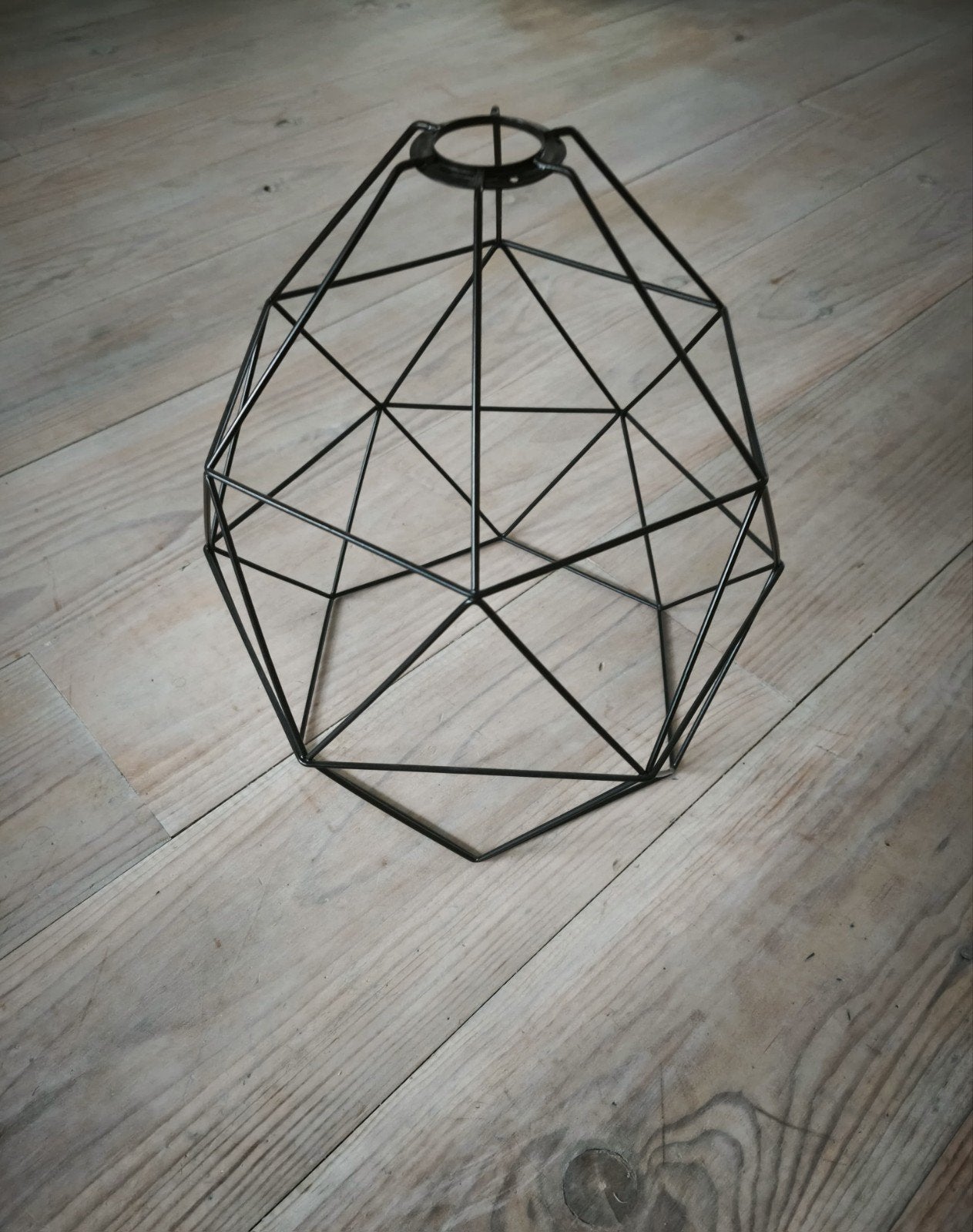 Ikea pendant lamp shade black BRUNSTA 30 cm, Ophalen, Zo goed als nieuw, Zwart, Rond
