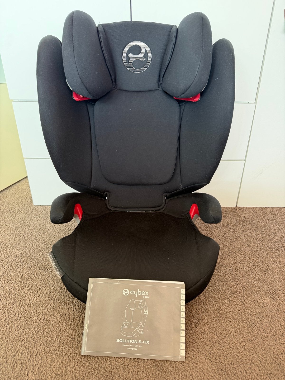 Cybex Solution S-Fix autostoel met Isofix, 15 t/m 36 kg, Verstelbare rugleuning, Zo goed als nieuw, Isofix