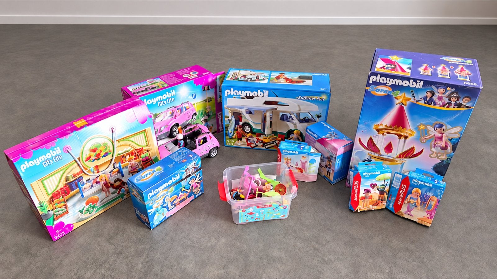 Grote Playmobil collectie - 95% compleet, Gebouw, Complete set, Ophalen of Verzenden, Zo goed als nieuw