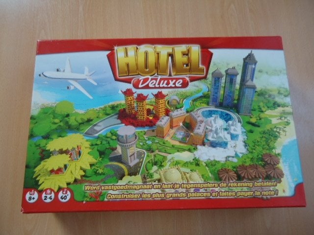 Hotel Deluxe, bordspel. compleet en zo goed als nieuw, Een of twee spelers, Ophalen of Verzenden, Zo goed als nieuw