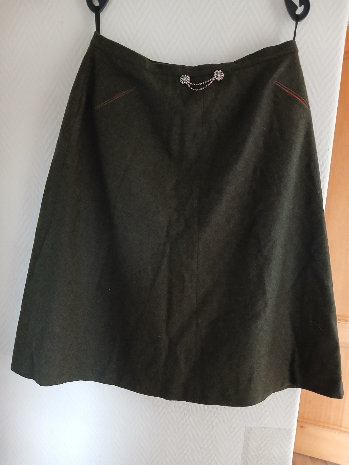 Gevoerde wollen rok. maat 48., Kleding | Dames, Zwart, Maat 46/48 (XL) of groter, Ophalen of Verzenden, Zo goed als nieuw