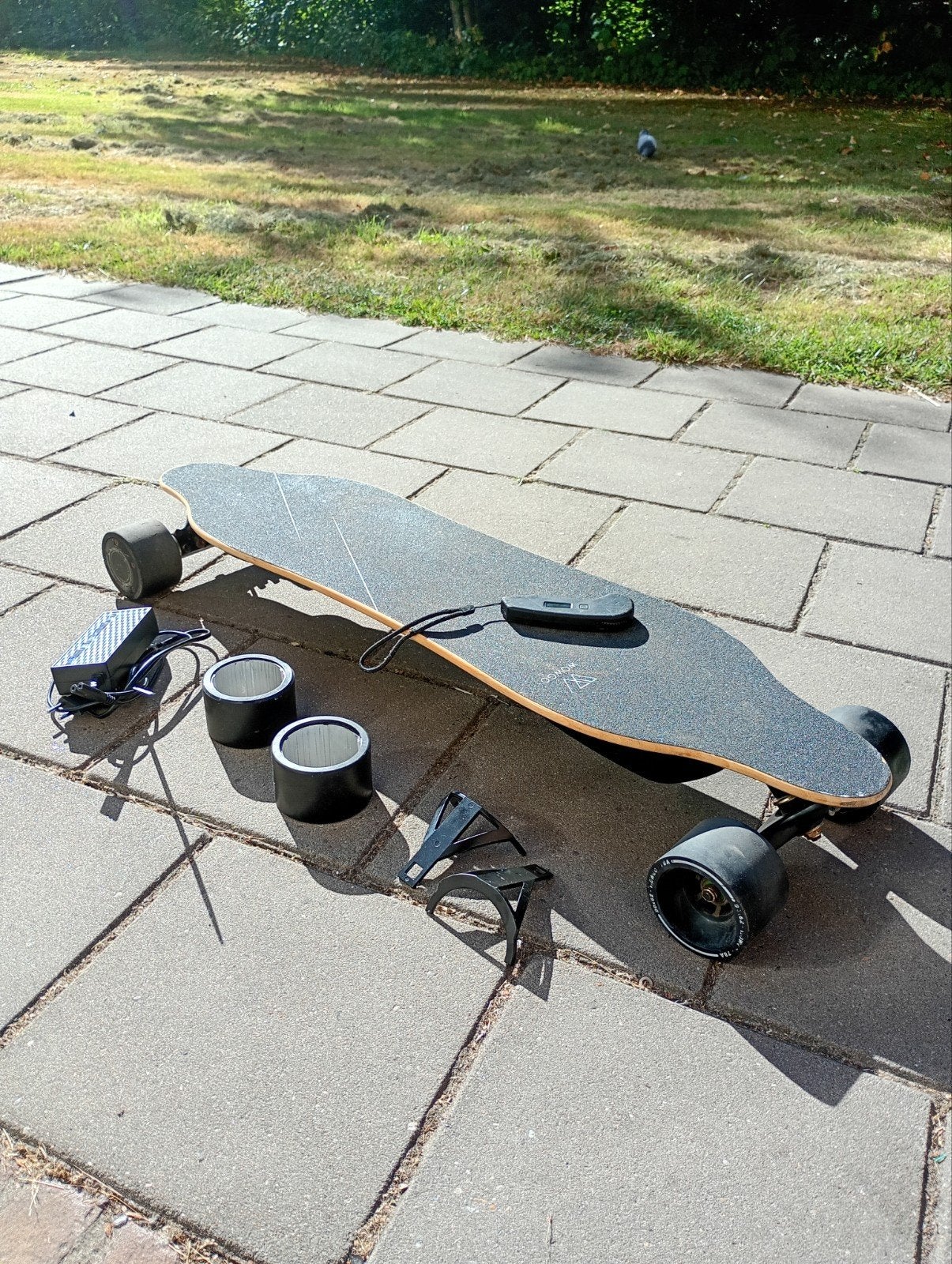 Elektrische Longboard 40km/h niuwe accu, Ophalen, Zo goed als nieuw, Skateboard, Longboard