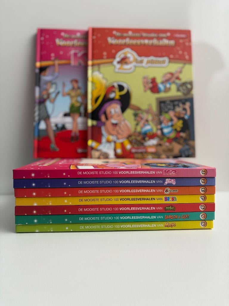 De mooiste studio 100 voorleesverhalen - K3, Piet Piraat, .., Boeken, Ophalen of Verzenden, Zo goed als nieuw, 9 studio 100 voorleesverhale
