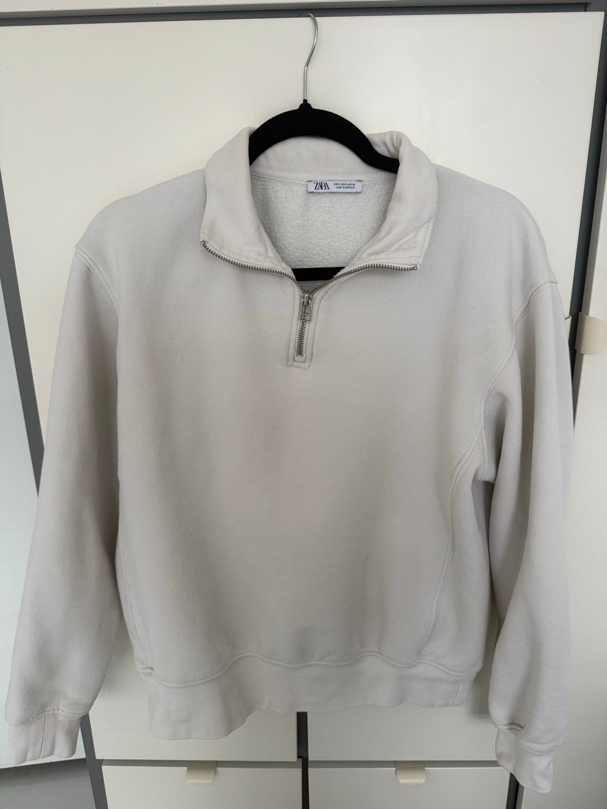 Zara rits trui - Zo goed als nieuw, Ophalen of Verzenden, Zo goed als nieuw, Beige