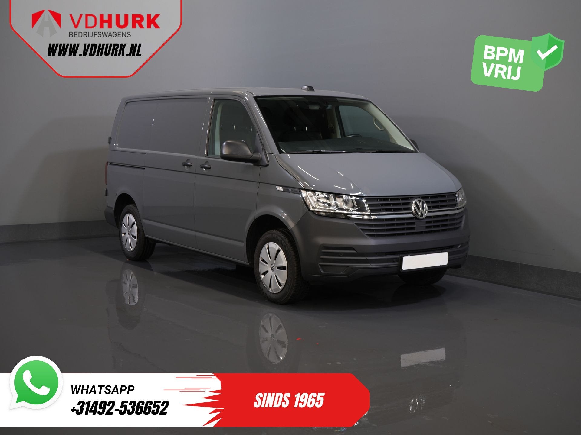 Volkswagen Transporter T6.1 2.0 TDI 150 pk DSG Aut. Virtual, Stof, Gebruikt, 4 cilinders, 150 pk