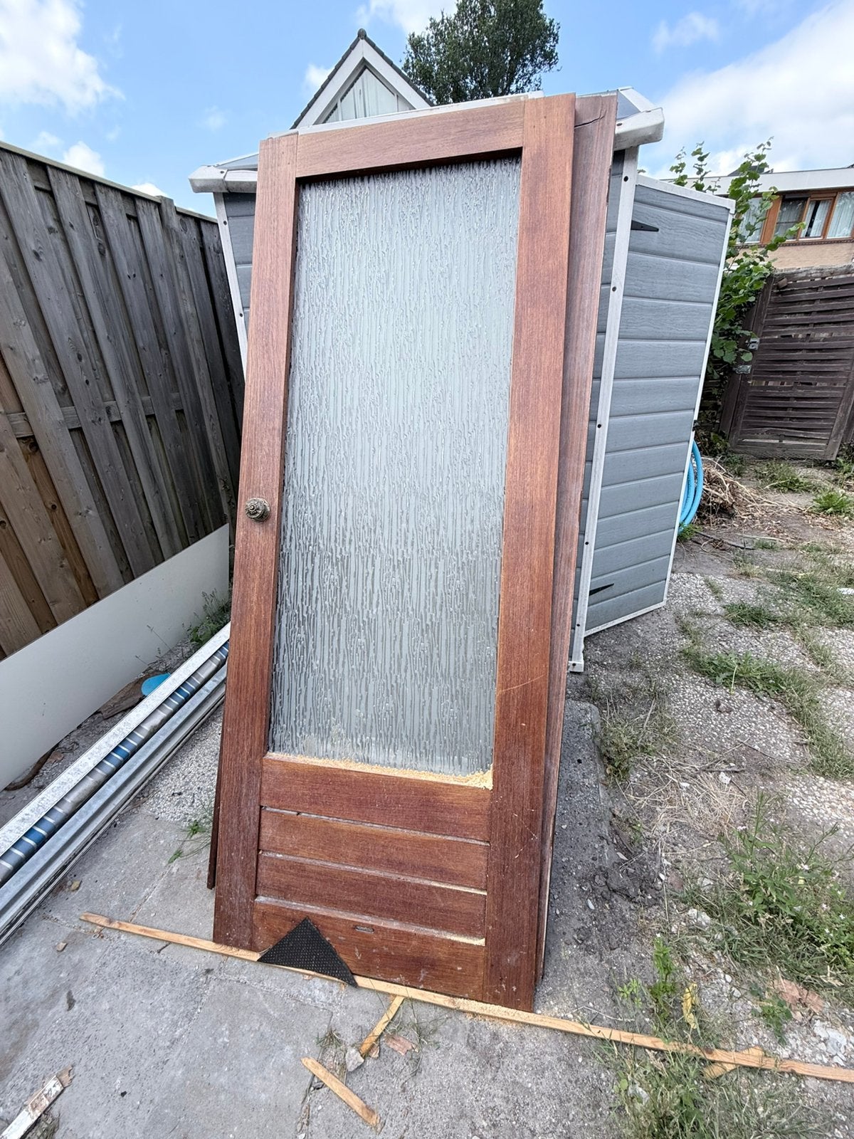 Binnendeuren en buitendeur gratis, Ophalen, Gebruikt, 80 tot 100 cm, Binnendeur