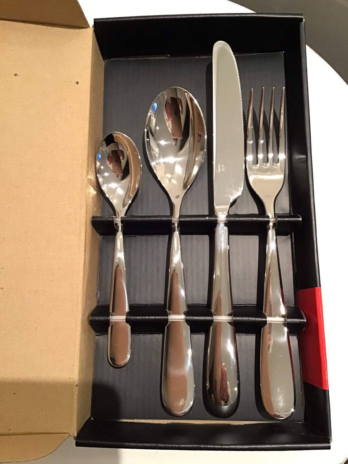 “ALESSI NUOVA MILANO” 6 DINER SETS “ NIEUW”, Ophalen of Verzenden