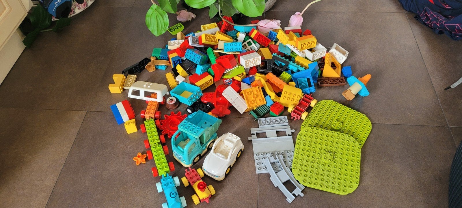 Grote partij LEGO DUPLO! 🚂 Maar liefst 4 - 4,6 kg bouwplezi, Ophalen of Verzenden, Gebruikt, 2 tot 4 jaar