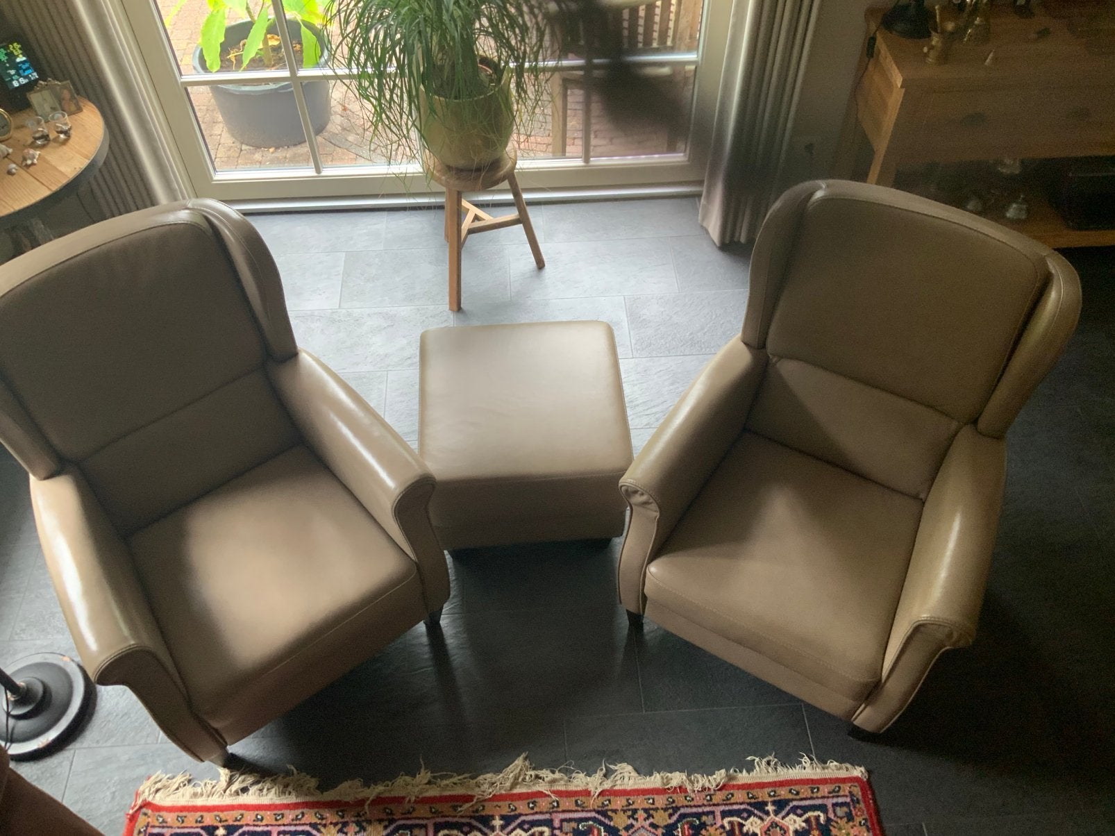 Landelijke fauteuils, Ophalen, 50 tot 75 cm, Leer, 75 tot 100 cm