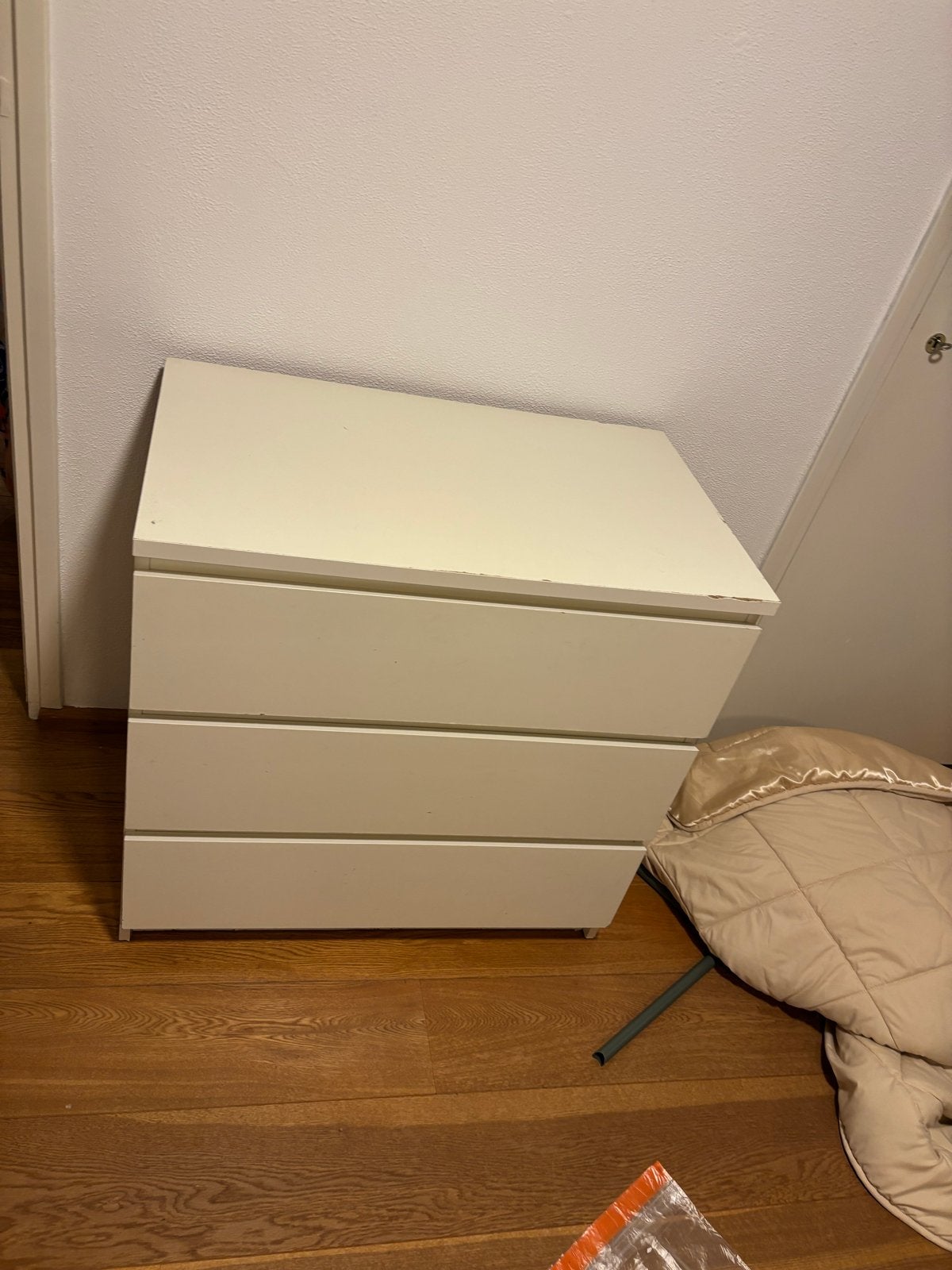 Gratis witte ladekast met 3 laden - functioneel, Huis en Inrichting, Ophalen, Gebruikt, 50 tot 100 cm, 3 of 4 laden