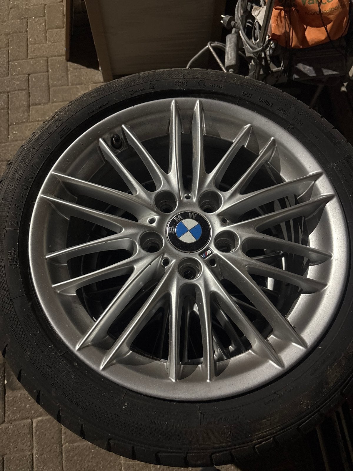 BMW M Velgen met Zomerbanden 245/40R17, Ophalen, Gebruikt