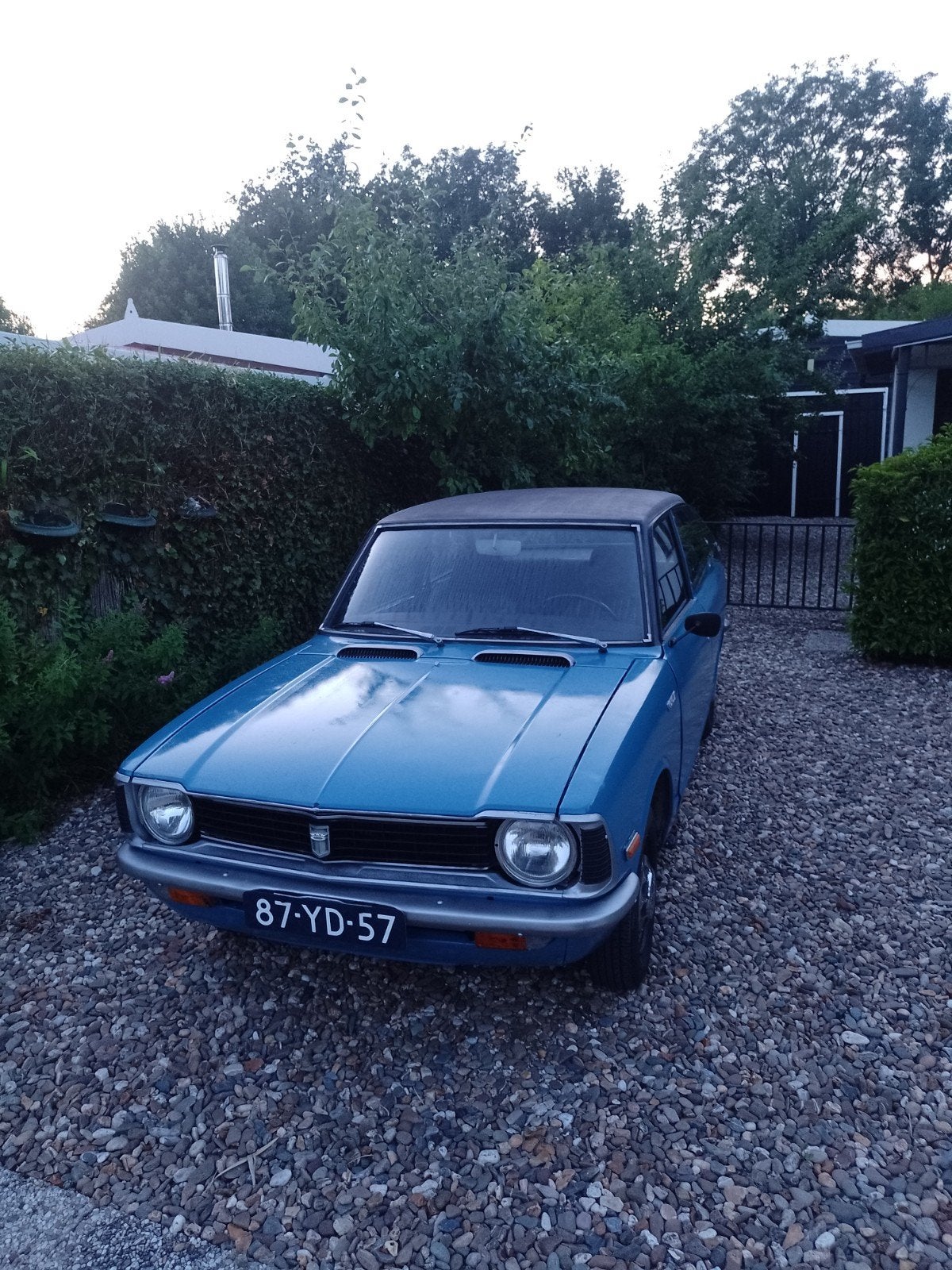 Toyota Corolla 1973 Blauw, Auto's, Zwart, Blauw, Handgeschakeld, Particulier