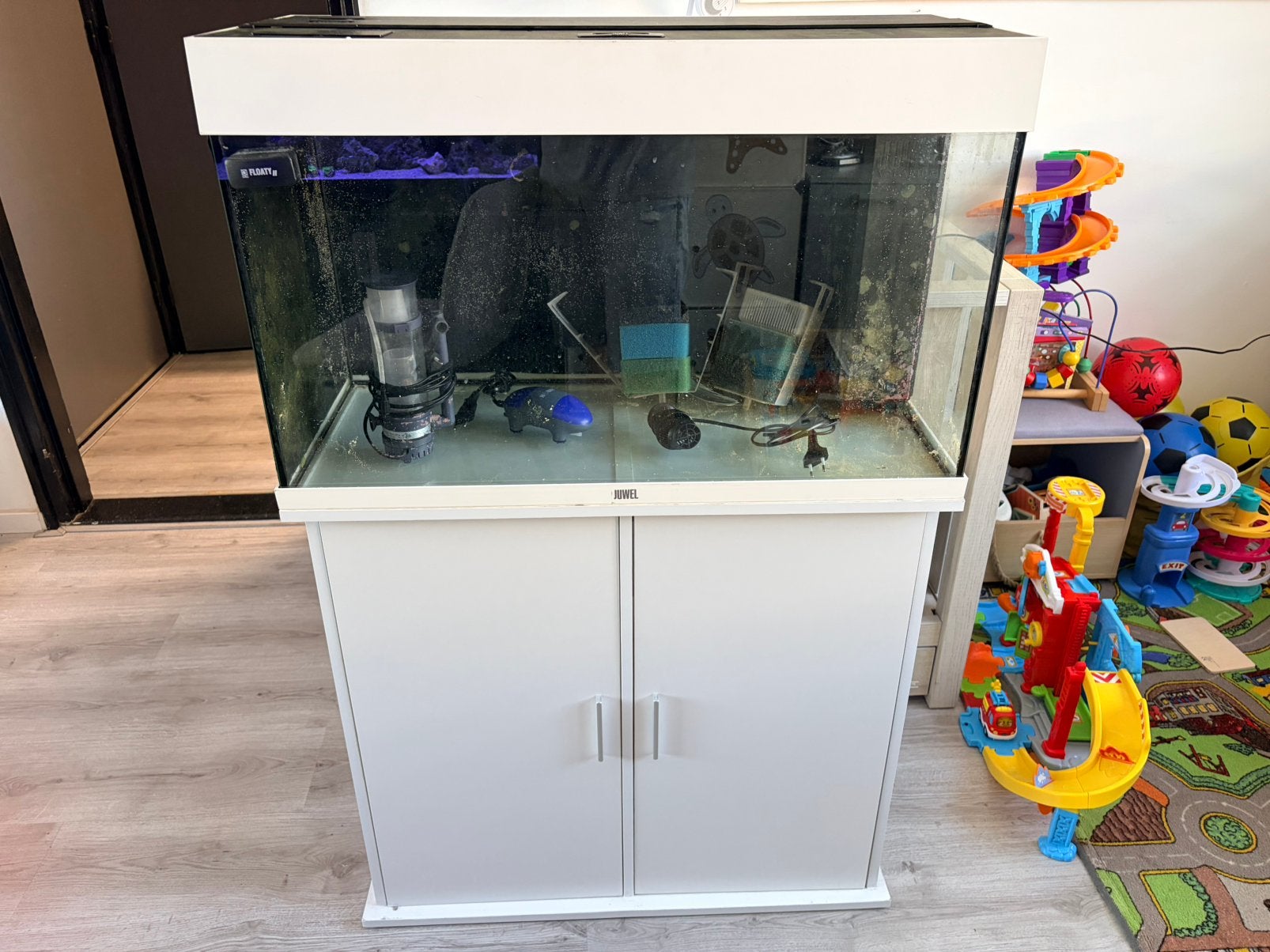 Juwel Rio 125 zeeaquarium, startklaar met toebehoren., Dieren en Toebehoren, Ophalen, Gebruikt, Inclusief toebehoren, Leeg aquarium