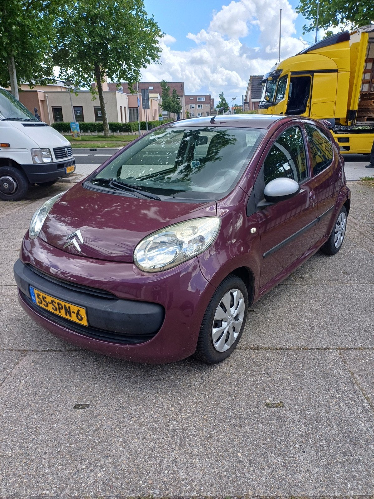 Citroën C1 1.0 5-DRS 2006 Grijs, Auto's, Voorwielaandrijving, 4 stoelen, C1, 68 pk