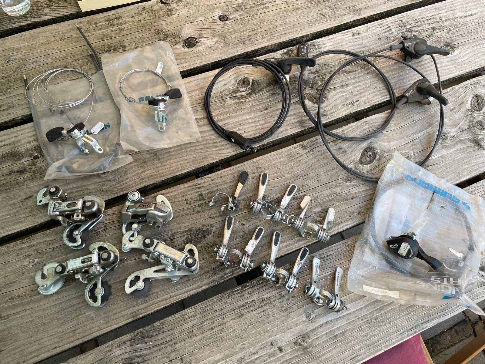 ** Vintage Derailleurs en Shifters - Diverse Merken **, Fietsen en Brommers, Fietsonderdelen, Gebruikt, Ophalen of Verzenden, Derailleur of Ketting