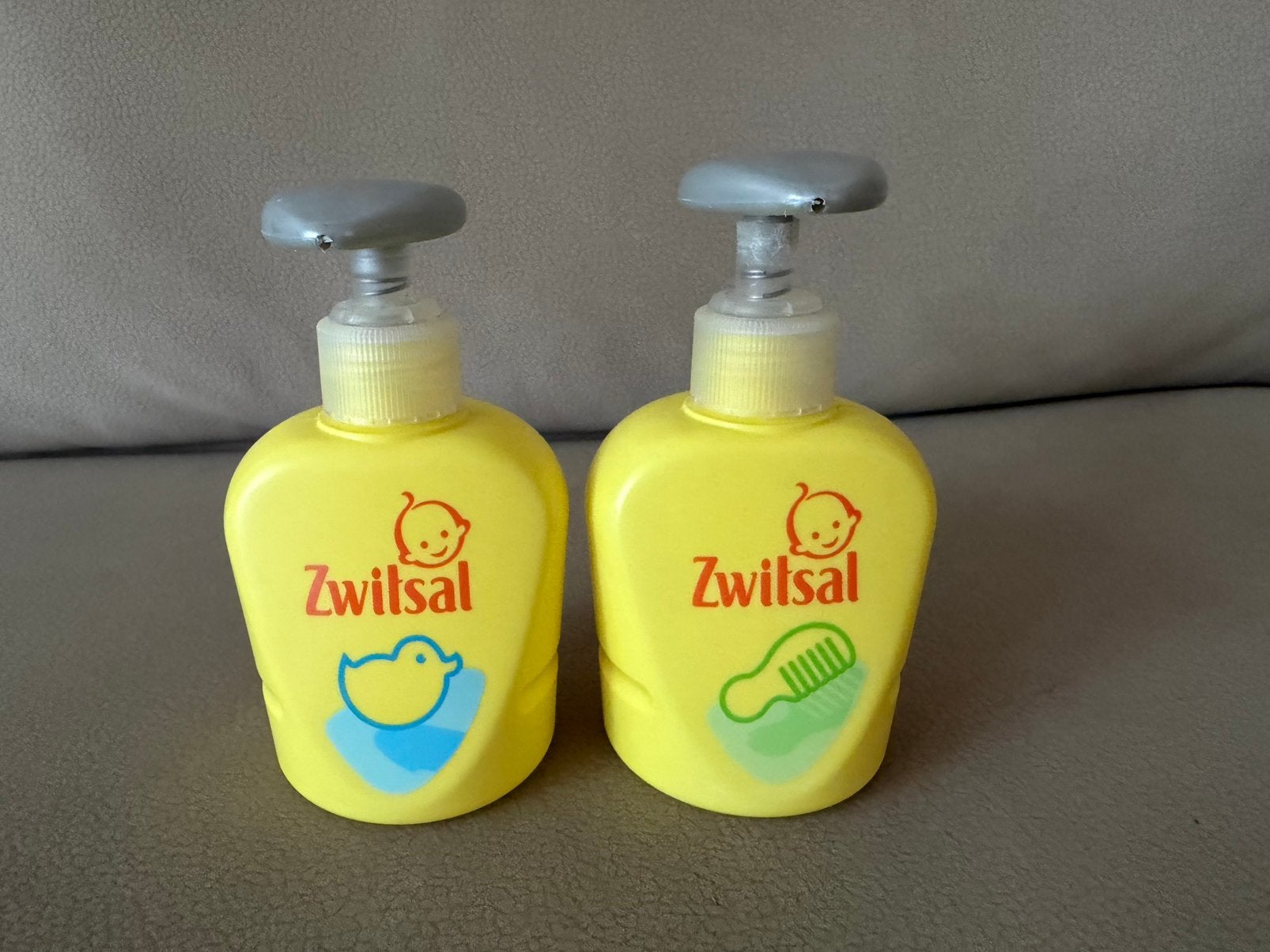 Vintage oude Zwitsal baby zeep pompjes zeeppompje, Ophalen of Verzenden, Gebruikt