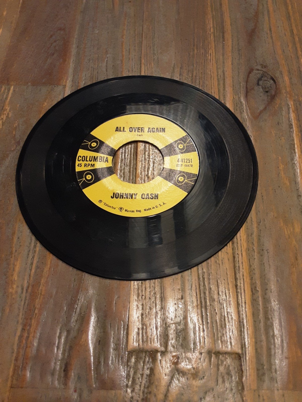 JOHNNY CASH SINGLE., Ophalen of Verzenden, Gebruikt, 7 inch, Country en Western