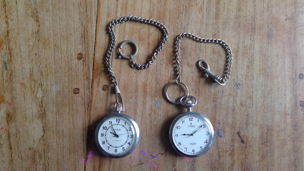 Vintage zakhorloge, Overige merken, Zakhorloge, Staal, Ophalen of Verzenden