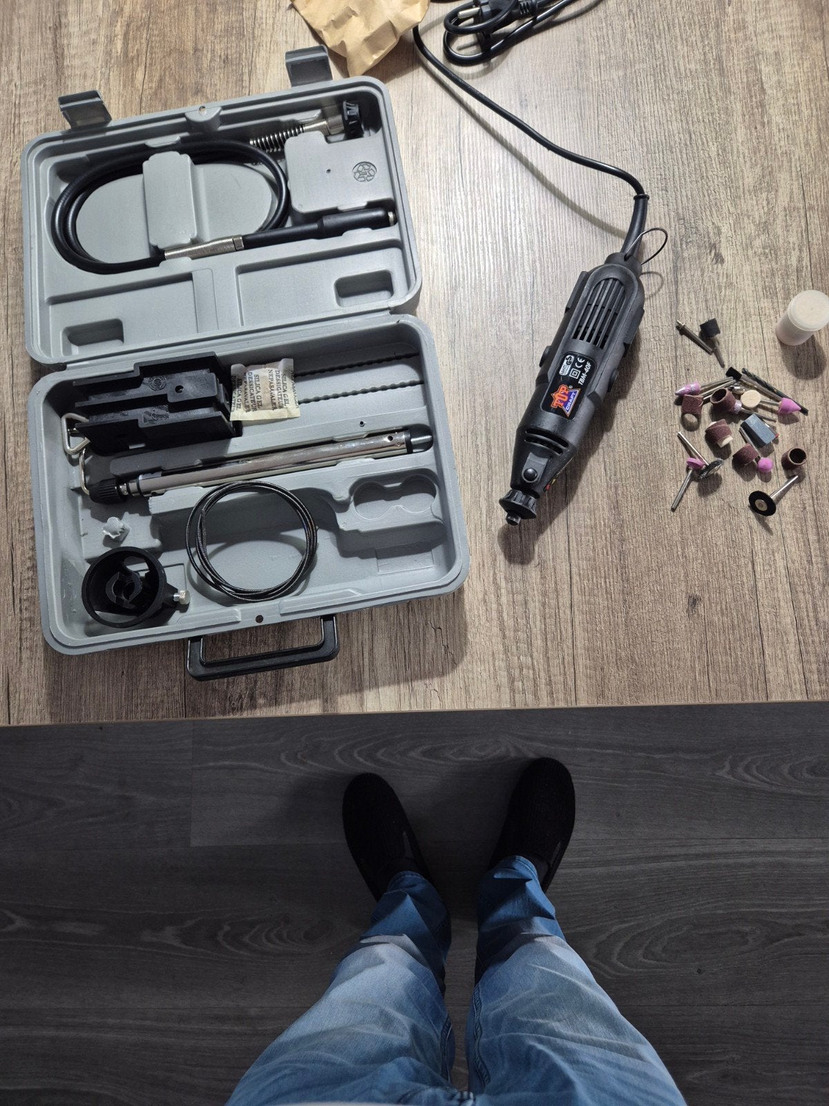 TIP Craft TRB-40F Multitool met accessoires, Ophalen of Verzenden, Gebruikt, Multitool, Overige merken