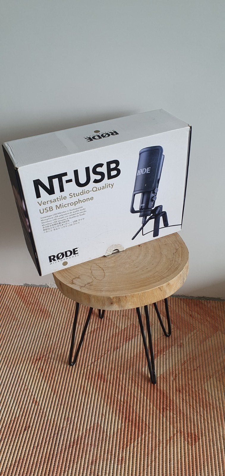 Rode NT-USB Studio Kwaliteit USB Microfoon, Muziek en Instrumenten, Microfoons, Ophalen of Verzenden, Zo goed als nieuw, Studiomicrofoon