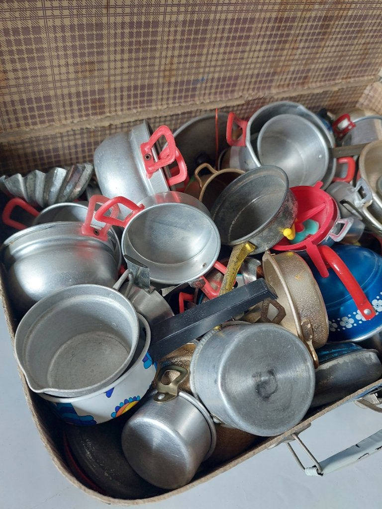Vintage speelgoedpannetjes, Antiek en Kunst, Antiek | Speelgoed, Ophalen of Verzenden