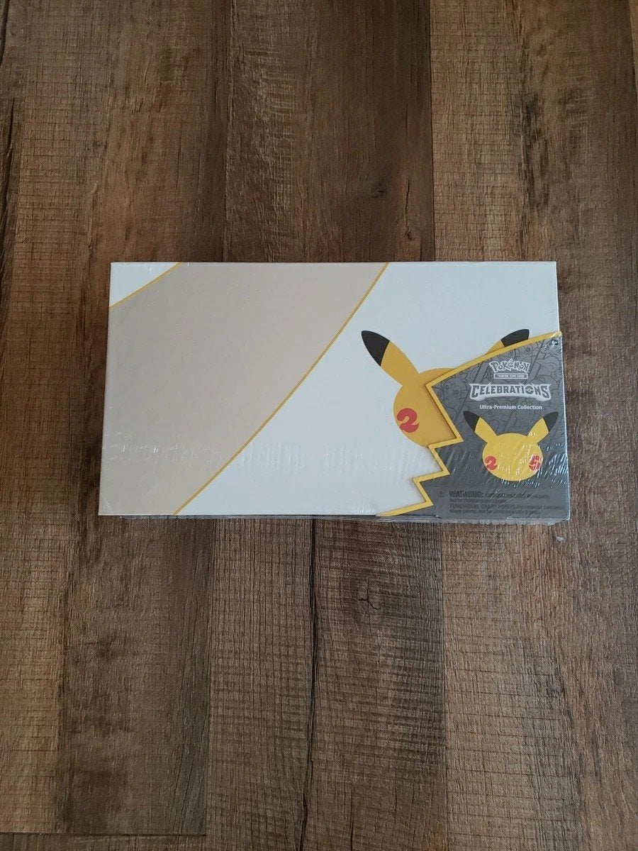 Pokémon Celebrations Ultra Premium Collection Box, Hobby en Vrije tijd, Verzamelkaartspellen | Pokémon, Ophalen, Nieuw, Boosterbox