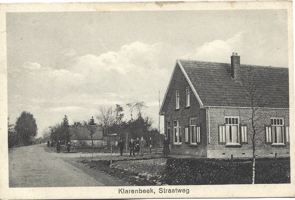 Klarenbeek;  Straatweg, Verzamelen, Verzenden, 1920 tot 1940, Ongelopen, Gelderland