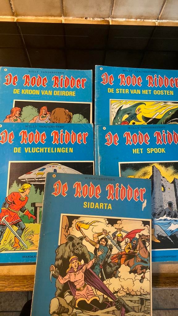 De Rode Ridder stripalbums nr 26,60, 72, 81 en 83, Boeken, Strips | Comics, Meerdere comics, Ophalen of Verzenden, Gelezen, Europa