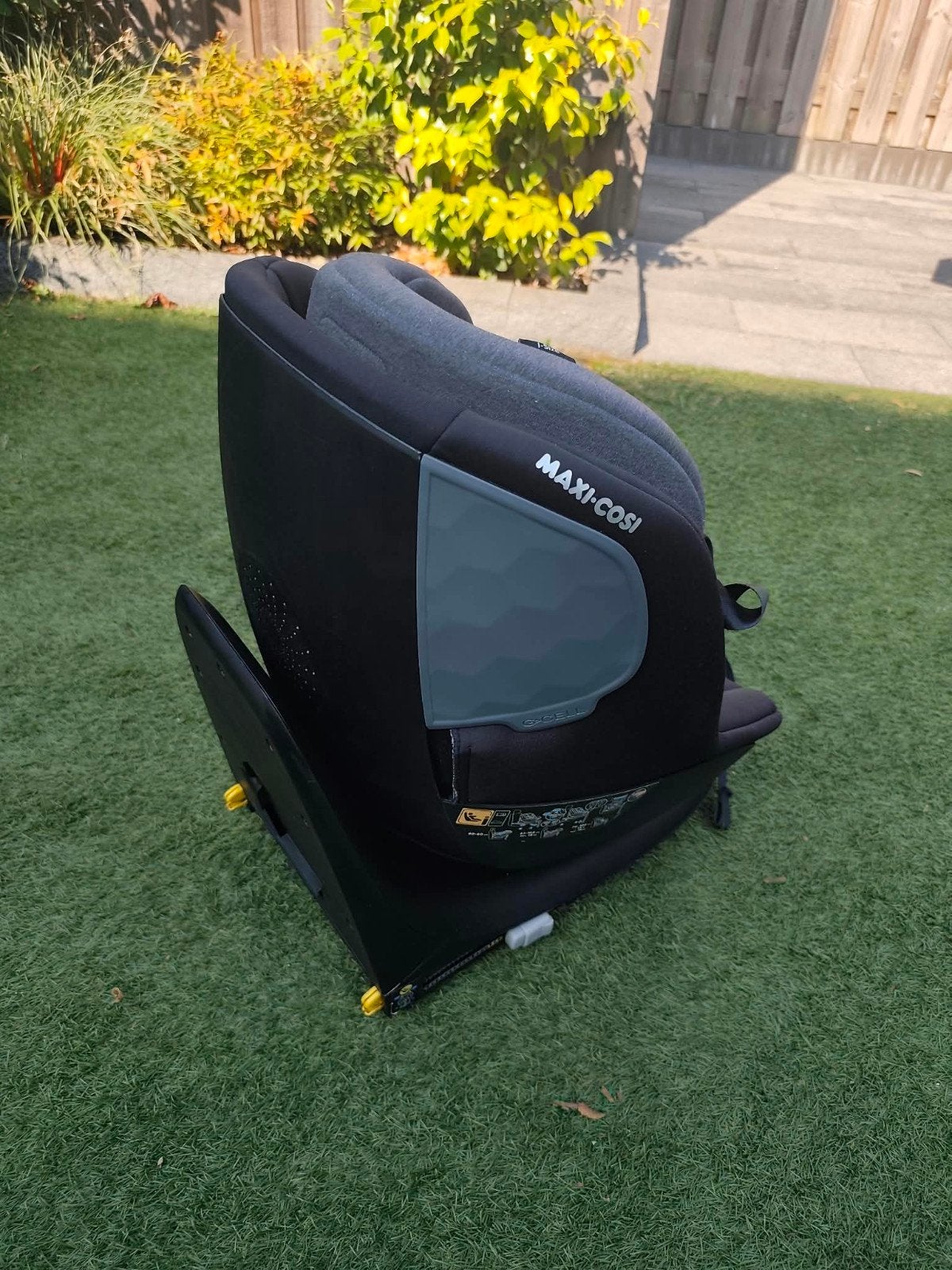 Maxi-Cosi Mica Pro Eco i-Size – 360 draaibaar – ISOFIX – zw, Kinderen en Baby's, Ophalen, Autogordel, Verstelbare rugleuning, Zo goed als nieuw