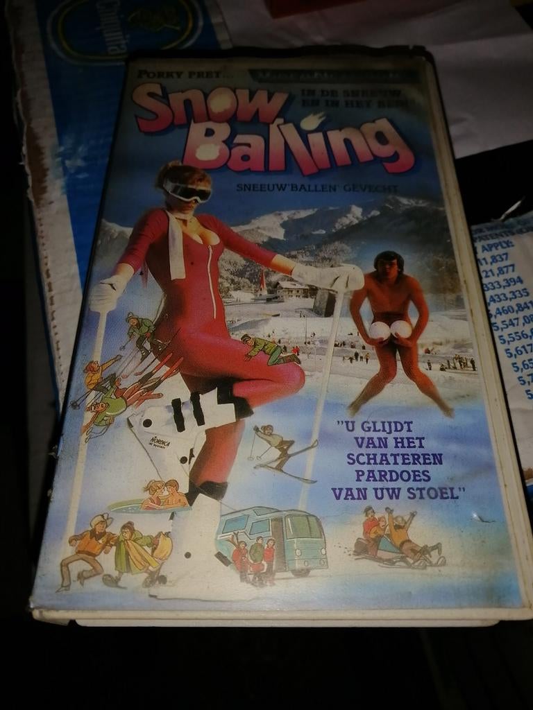 VHS - Snowballing, Cd's en Dvd's, VHS | Film, Alle leeftijden, Ophalen of Verzenden, Zo goed als nieuw