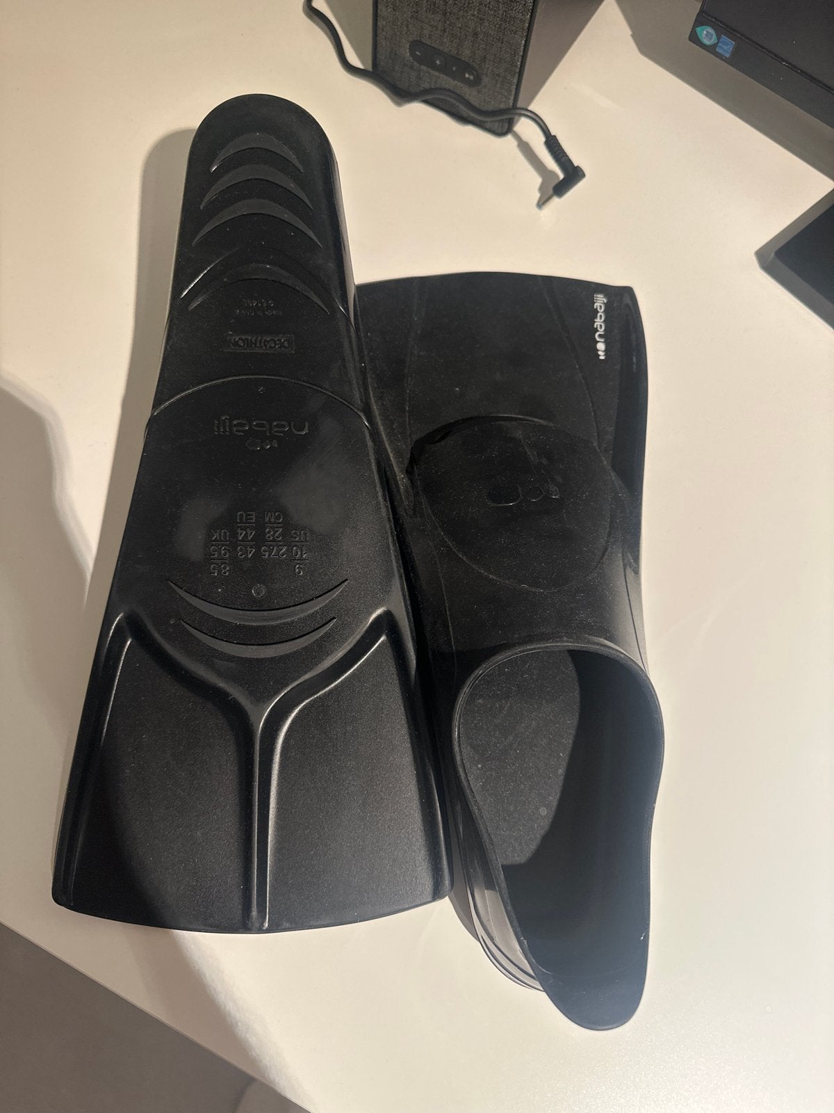 Zwemvinnen / Flippers - Nabaiji (Maat 43/44), Watersport en Boten, Duiken, Ophalen of Verzenden, Gebruikt, Zwem- of Duikvliezen