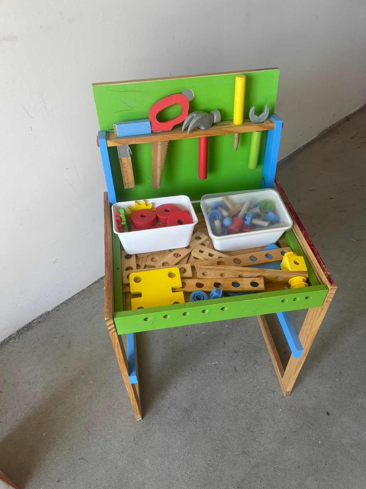 Houten speelgoedinstrumenten, Ophalen, Zo goed als nieuw, Knuffels