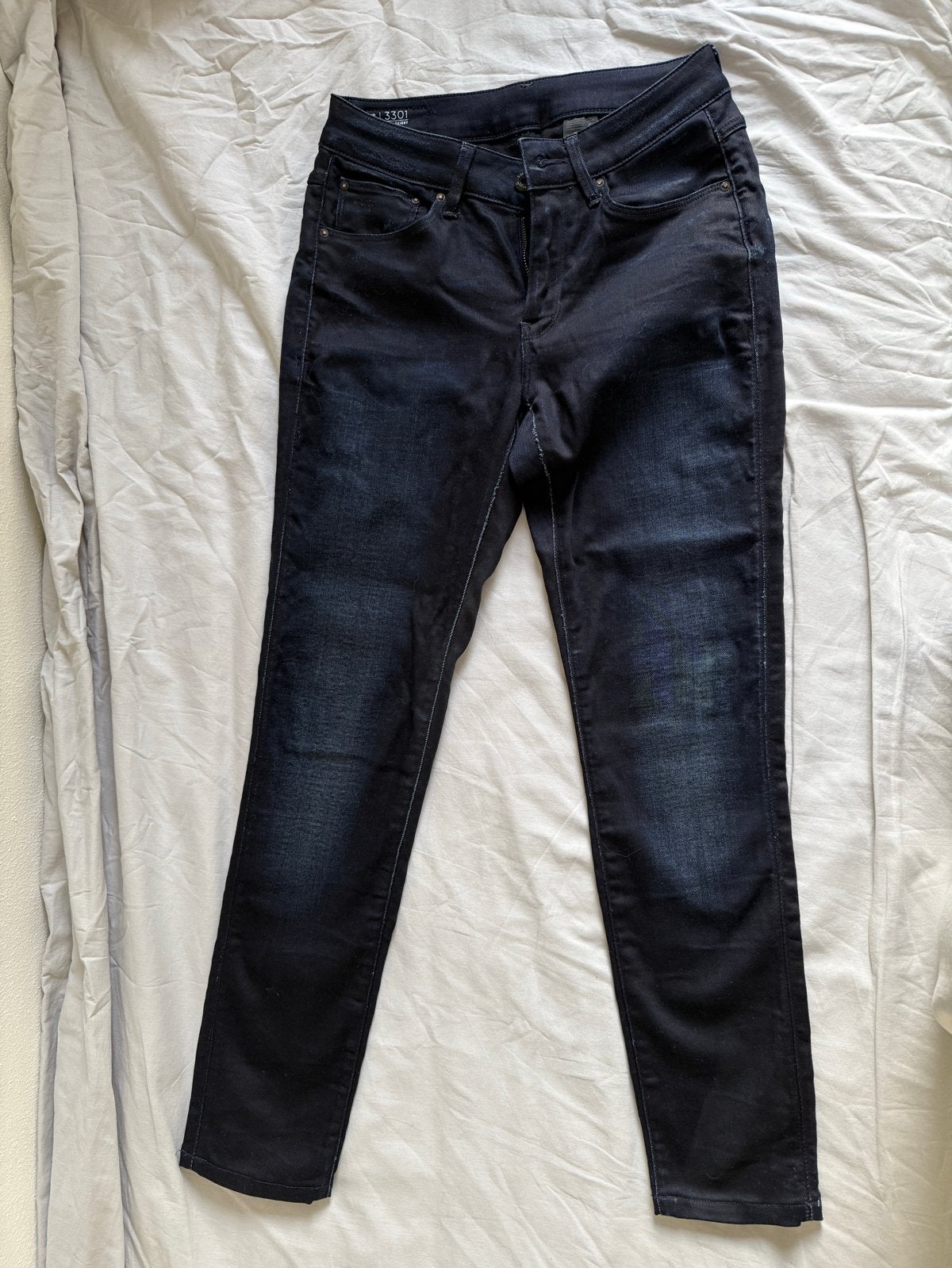 G-Star RAW 3301 High Skinny Jeans W29 L30/28, Ophalen of Verzenden, Zo goed als nieuw, Blauw, W28 - W29 (confectie 36)