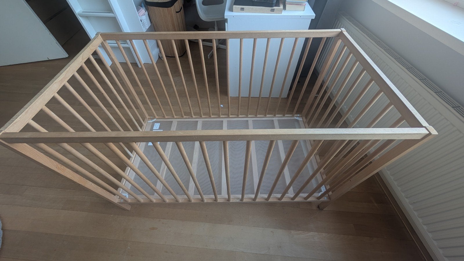 IKEA Sniglar Cot / Baby Bed – (60x120 cm) – Great condition, Ophalen, Zo goed als nieuw, Rechthoekig