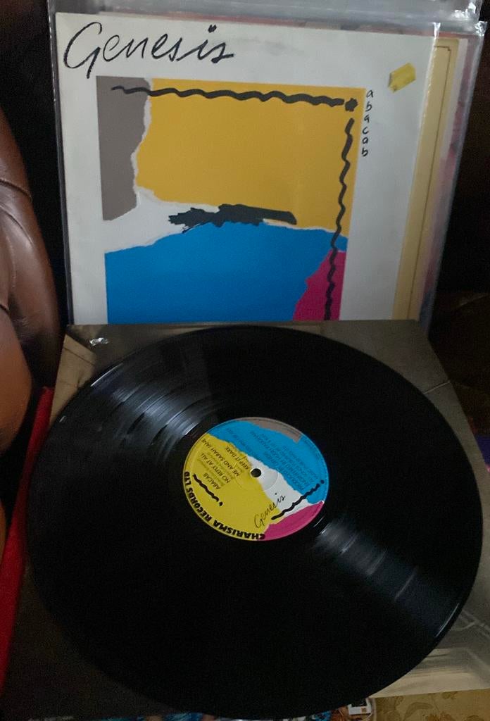 Genesis lp abacab, Cd's en Dvd's, Vinyl | Rock, Ophalen of Verzenden, Zo goed als nieuw, 12 inch, Poprock